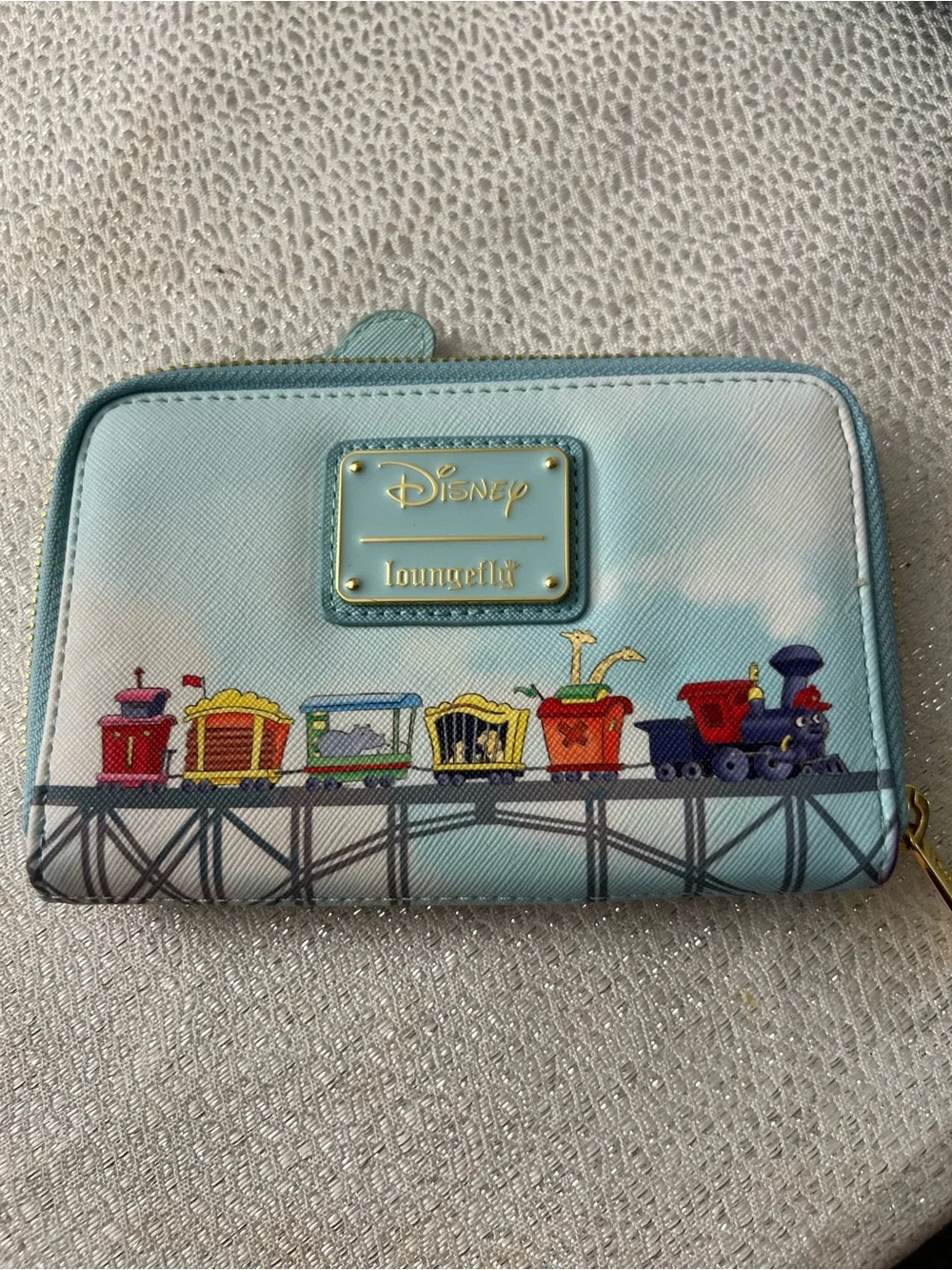 Loungefly 80th Anniversary Dumbo Train Car Crossbody Bag + Zip-Around Wallet
